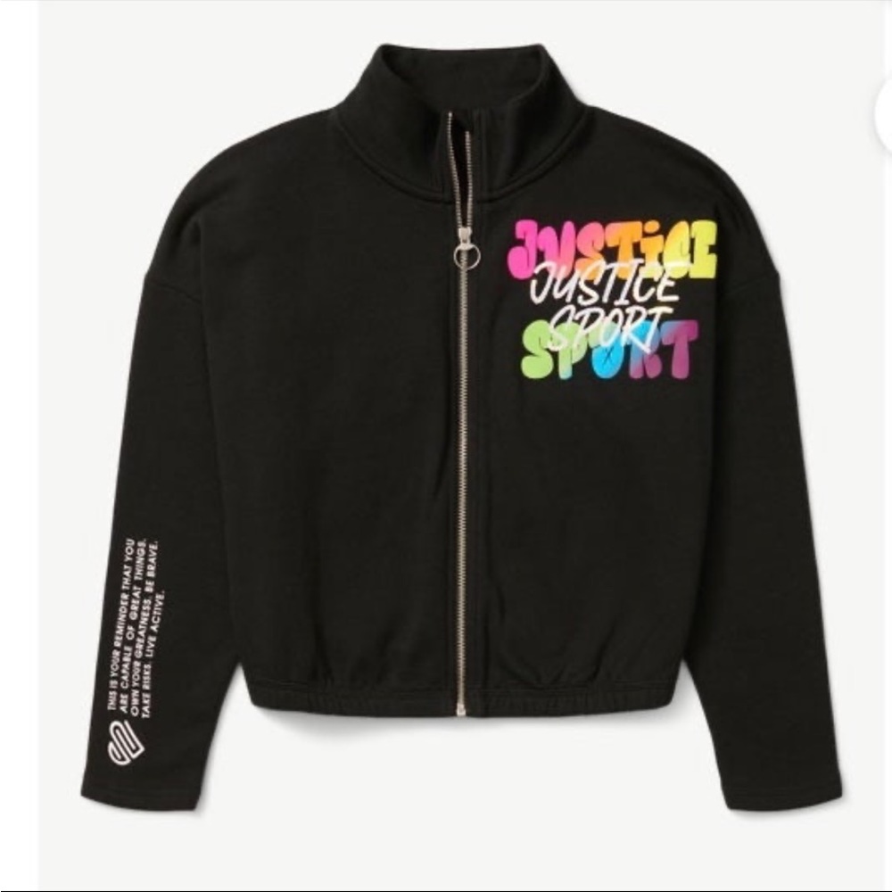 Justice Sz 10 Fleece Sweater